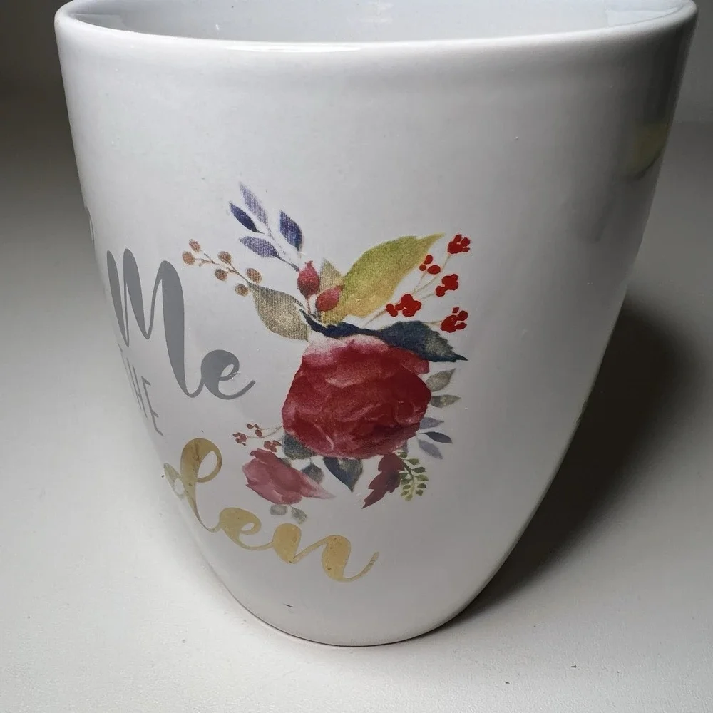 Find Me In The Garden Floral Coffee Tea Mug‎